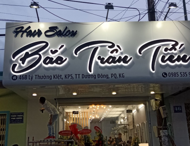 bảng hiệu chữ nỗi 3D bằng mica