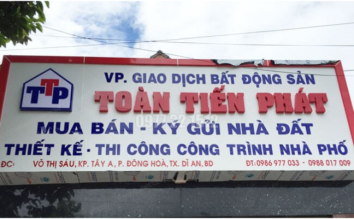 bảng hiệu chữ nỗi 3D bằng mica
